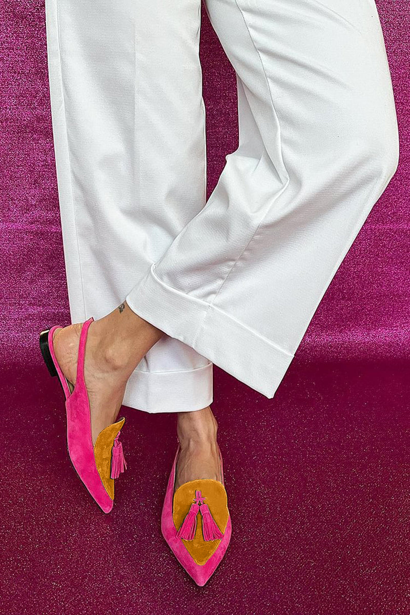 Iliana™ - Colourful Fringe Ballerinas — view 2