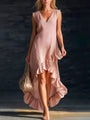 Sienna | Ruffle High-Low Boho Dress — view 5
