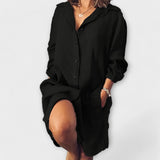Clara - Casual Linen Blouse