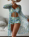 Laluna® | 3-Piece Printed Bikini Set — view 5