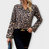Katherine - Casual Leopard Blouse