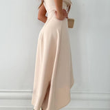 Flynn - Wrap Midi dress with V-neck and slit