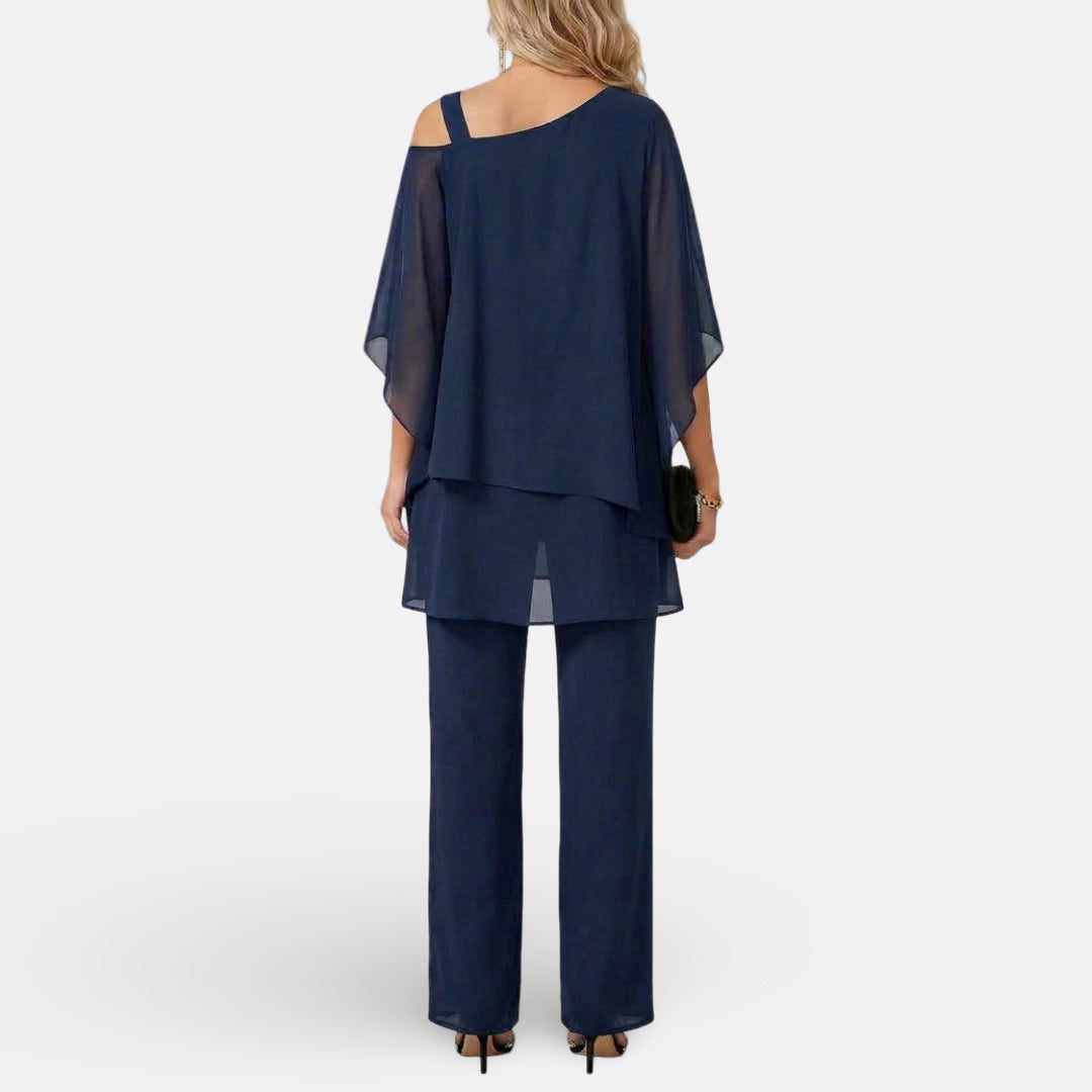 Carolina - Evening Set in Chiffon — view 6