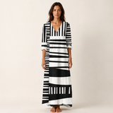 Ariadna – Dress with Graphic Print — view 2