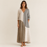 Julia – Elegant Striped Dress — view 2