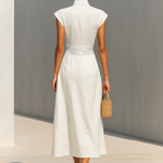 Jada | Lapel Waist Maxi Dress — view 2