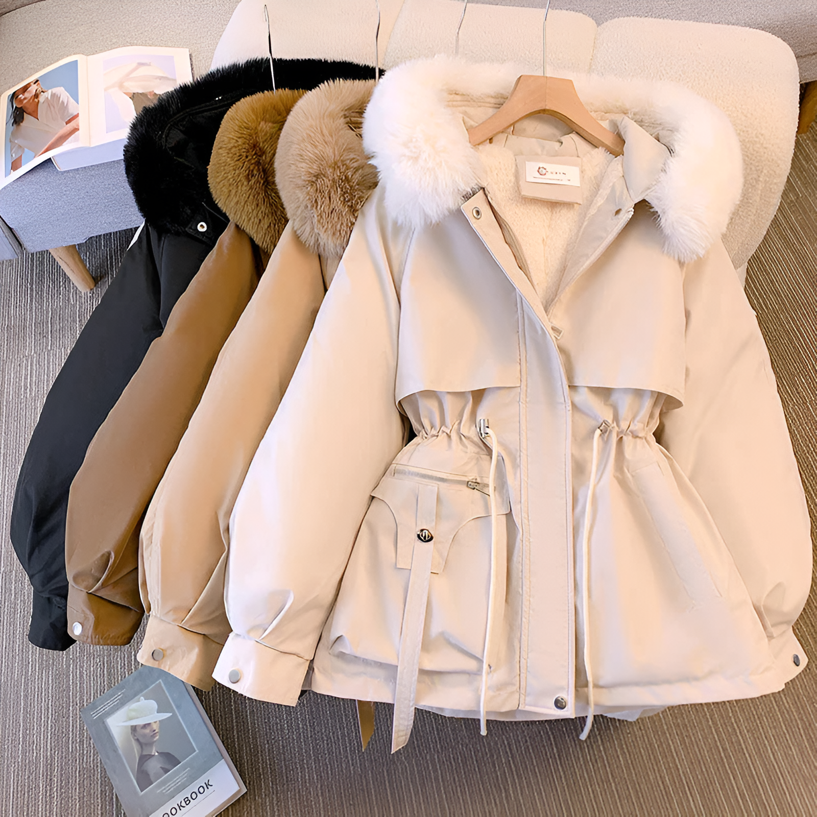 Paisley - Elegant Winter Coat — view 6