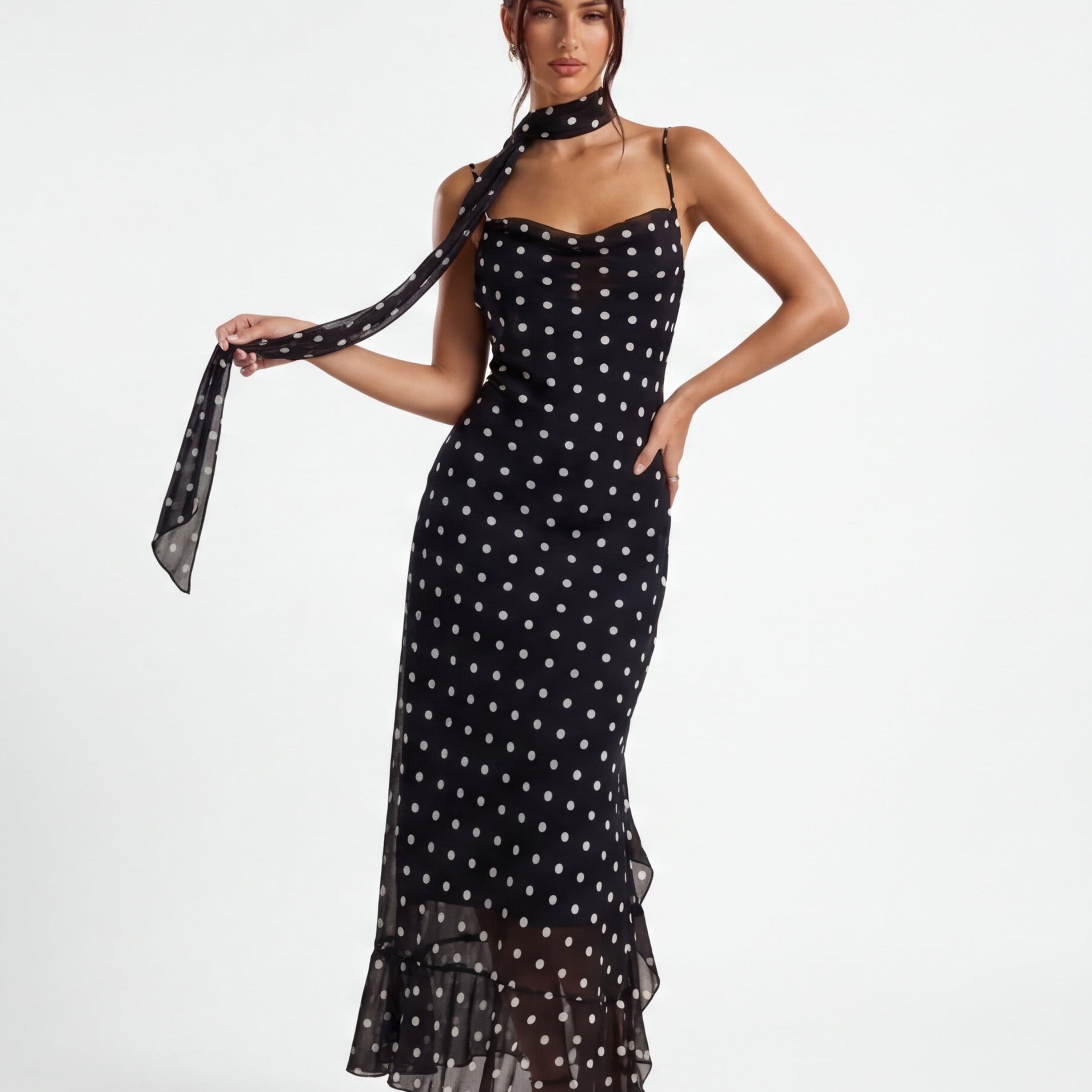Noir Polka Maxi — view 2