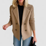 Ilaisaane - Elegant Coat with Knit Sleeves — view 10