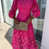 Esme™ | Elegant Lace Midi Dress