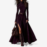 Elodie | Elegant Maxi Dress with Belt Included — view 2
