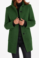 Alana | Classic Coat with High Collar — view 3