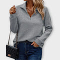 Kate - Elegant Knit Sweater — view 3