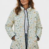 Winnie™ | Quilted Jacket with Scattered Flowers