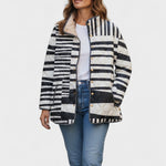 Uma™ | Quilted Jacket in Stripe Mix — view 2