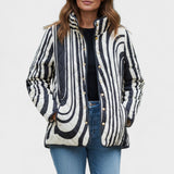 Hope™ | Quilted Jacket in Zebra Print