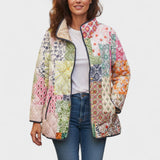 Deanna™ | Quilted Jacket in Patchwork Style