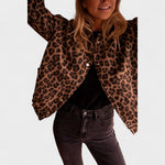 Rosa - Modern Leopard Print Coat — view 5
