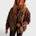 Rosa - Modern Leopard Print Coat — view 9