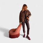 Rosa - Modern Leopard Print Coat — view 2