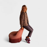 Rosa - Modern Leopard Print Coat — view 3