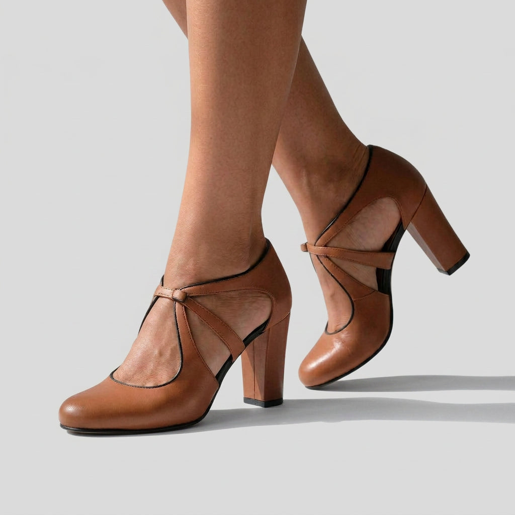 Matilda - Crossed-Strap Heels — view 4
