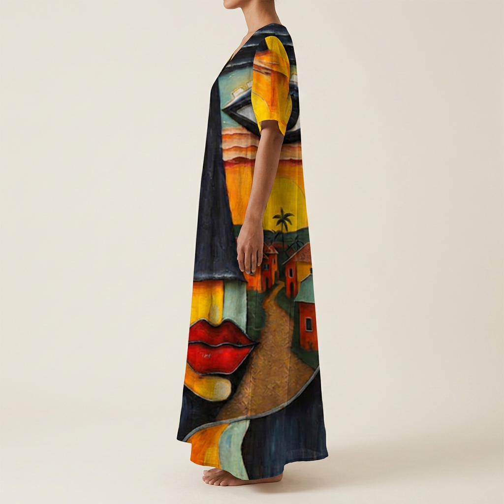 Aurora – Lightweight, Shiny Dress — view 3