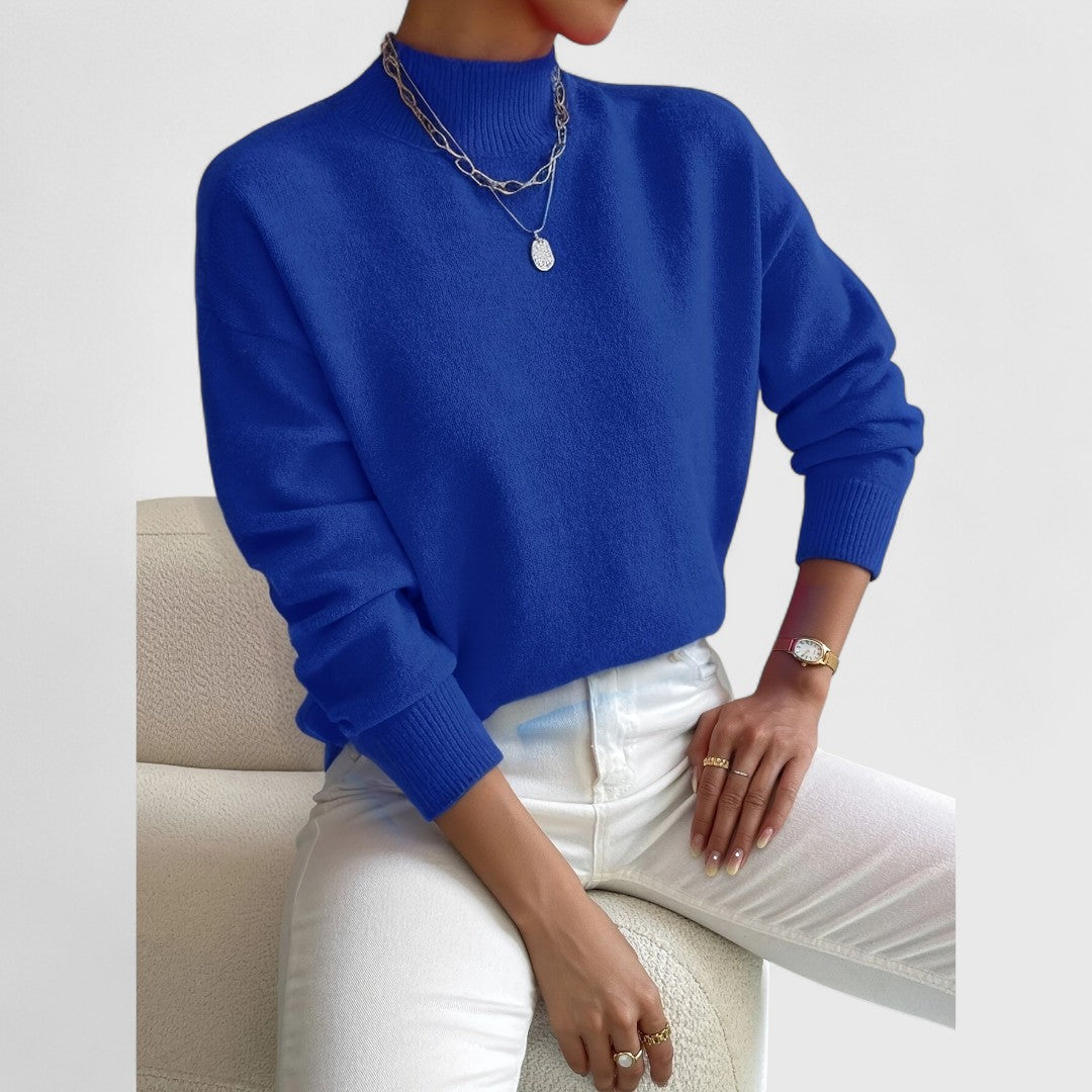 Sam - Classic High-Neck Sweater — view 9