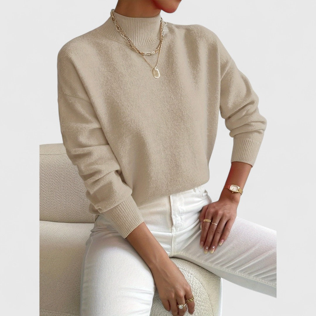 Sam - Classic High-Neck Sweater — view 5