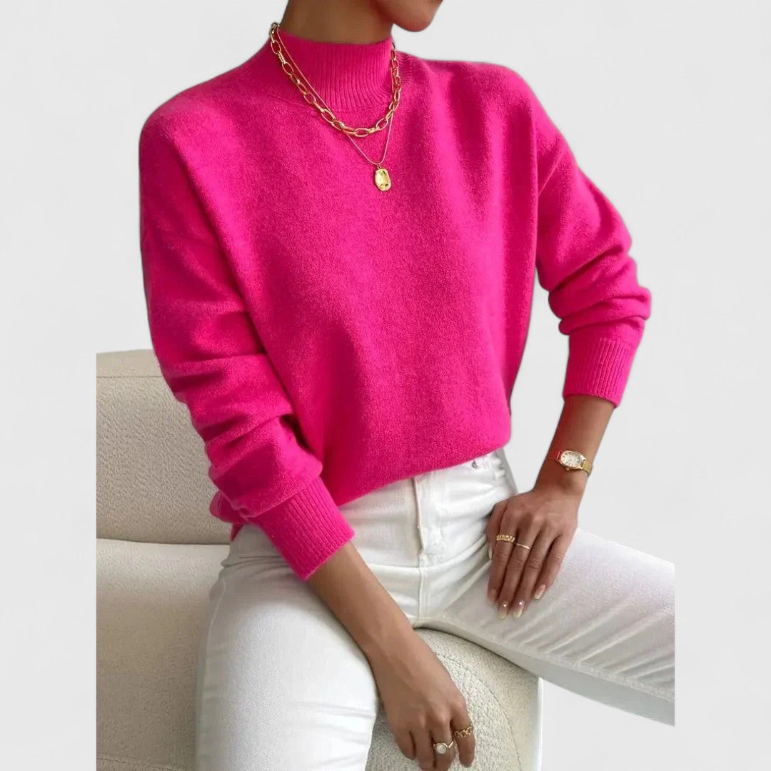 Sam - Classic High-Neck Sweater — view 7