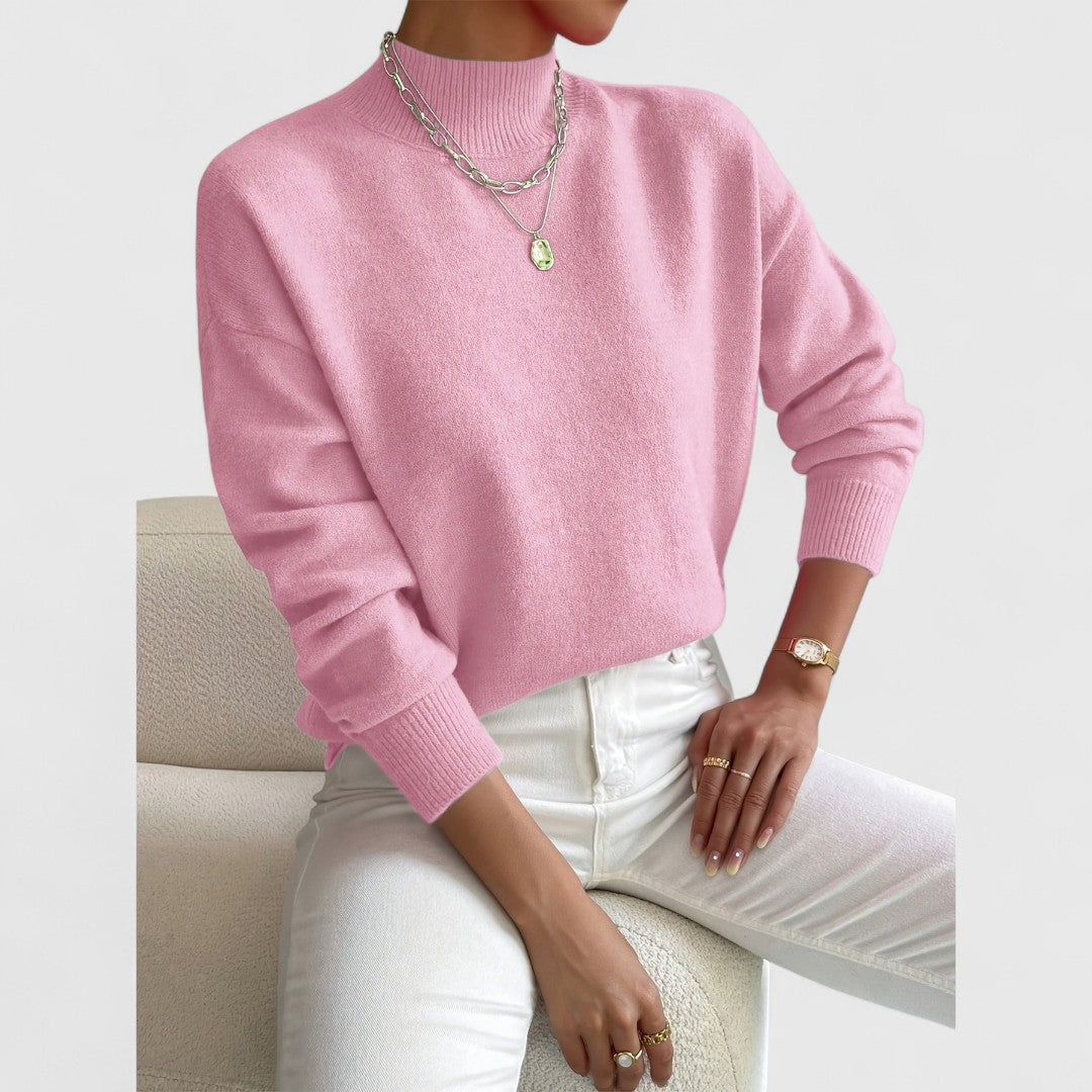 Sam - Classic High-Neck Sweater — view 3