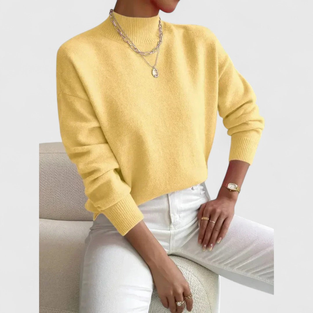 Sam - Classic High-Neck Sweater — view 4