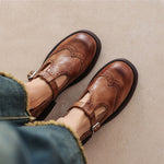 Vela - Premium Leather Mary Jane Shoes — view 4