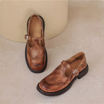 Vela - Premium Leather Mary Jane Shoes — view 5