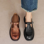 Vela - Premium Leather Mary Jane Shoes — view 8