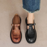 Vela - Premium Leather Mary Jane Shoes — view 8
