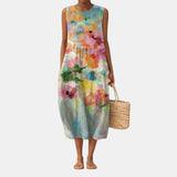 Charlotte | Elegant Printed Midi Dress — view 2
