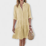 Nadie - Lightweight Striped Dress — view 3