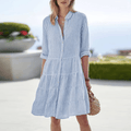 LOLITA | COASTAL STRIPE DRESS — view 4