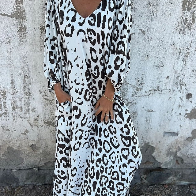 Jessa - Leopard Maxi Dress — view 2