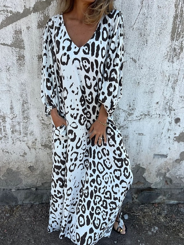 Jessa - Leopard Maxi Dress — view 2