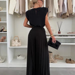 Marian - Elegant Pleated Ensemble — view 4
