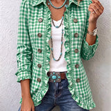Erin™ | Vichy Check Blazer — view 7