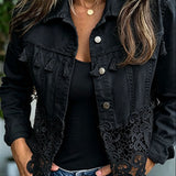 Betty™ | Short Jacket with Openwork Hem