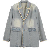 Rita™ | Oversized Blazer in Washed Look — view 2