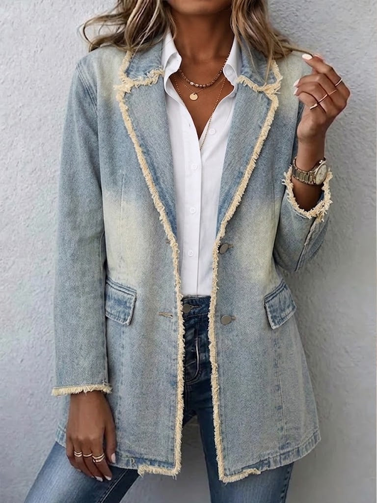 Rita™ | Oversized Blazer in Washed Look — view 3