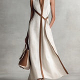Harper - Sleeveless Wrap Maxi Dress — view 5