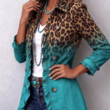 Barbara™ | Leopard Gradient Blazer — view 2