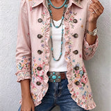 Hana™ | Blazer in Rosé with Flowers