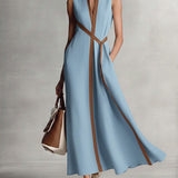 Harper - Sleeveless Wrap Maxi Dress — view 3